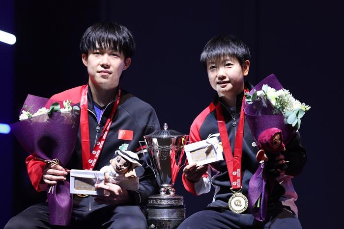 三連冠！王楚欽/孫穎莎奪得世乒賽混雙冠軍