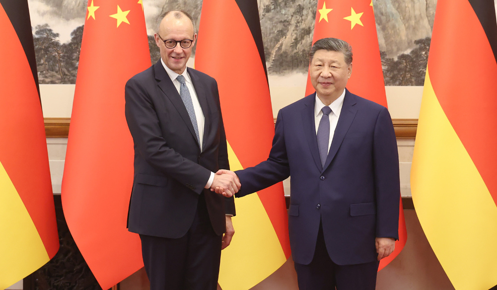 習(xí)近平會見德國總理默茨