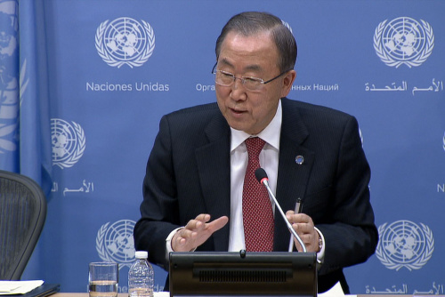 潘基文吁領導人效仿曼德拉為全球和平發展努力