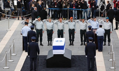 約20國政要代表出席沙龍追悼會以色列總統致辭