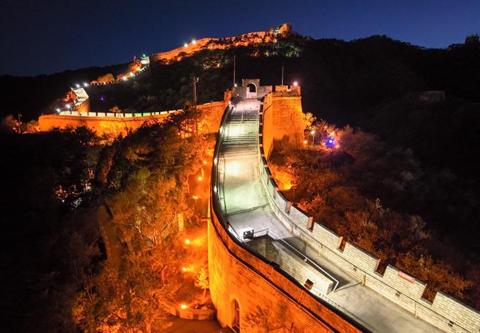 北京八達嶺“夜長城”即將開放